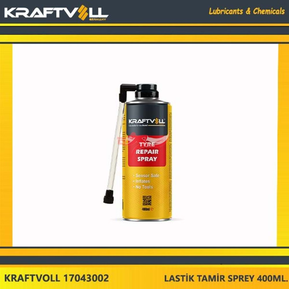 KRAFTVOLL 17043002 PATLAK LASTİK TAMİR KİTİ 400ML