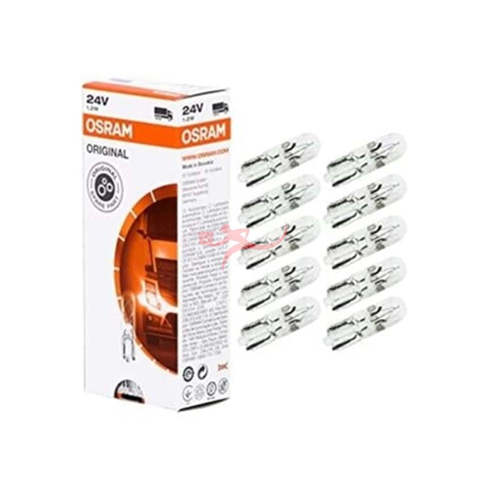 OSRAM 2741 24VOLT KÜÇÜK DİPSİZ AMPÜL