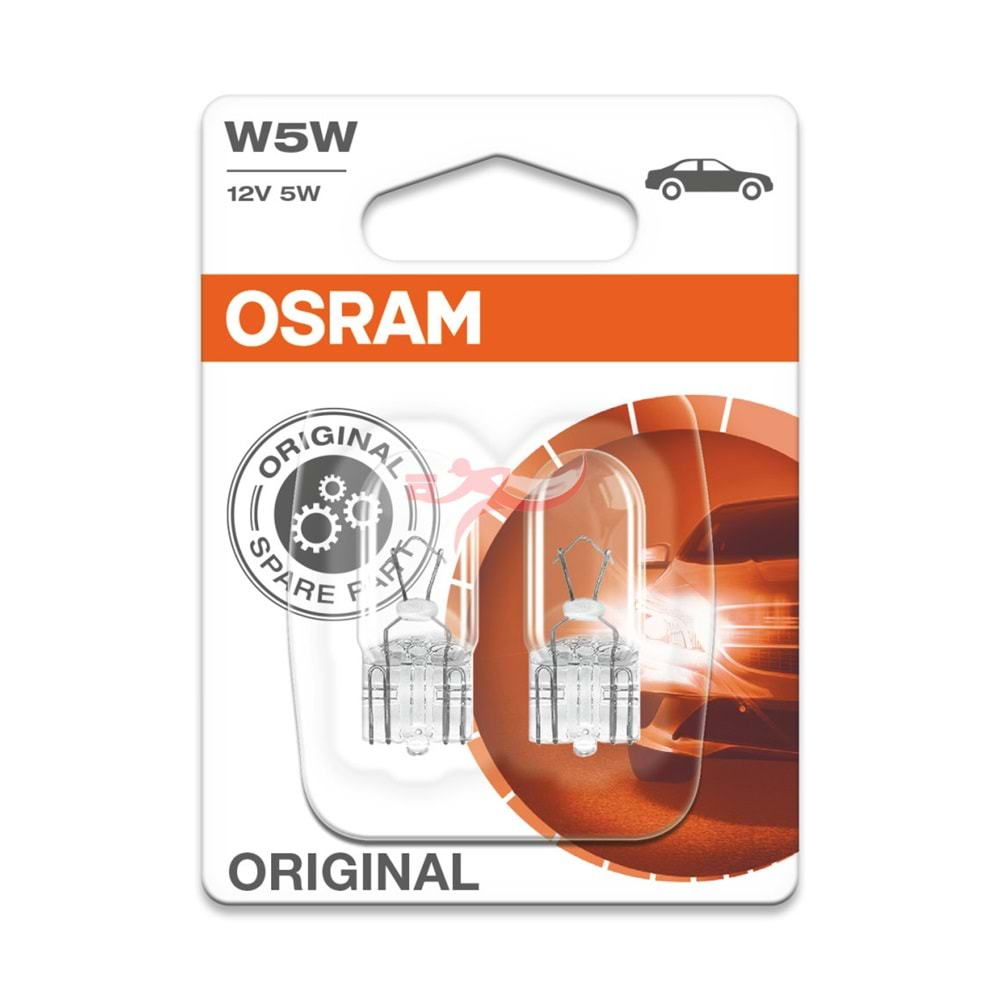 OSRAM 282502B 12V 5W ORTA DİPSİZ