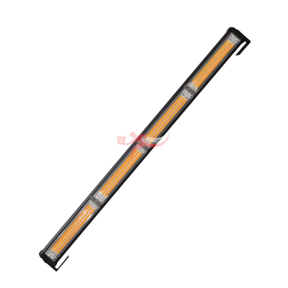 WOLFRAM 31361 NEON LEDLİ SARI ÇAKAR LAMBA 61CM 4 LEDLİ 14 FONKSİYONLU 10-30V