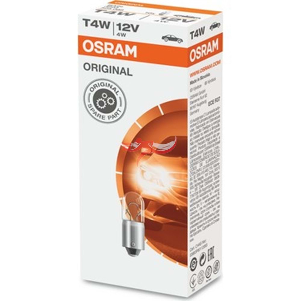 OSRAM 3893 12V T4W 53 AMPÜL