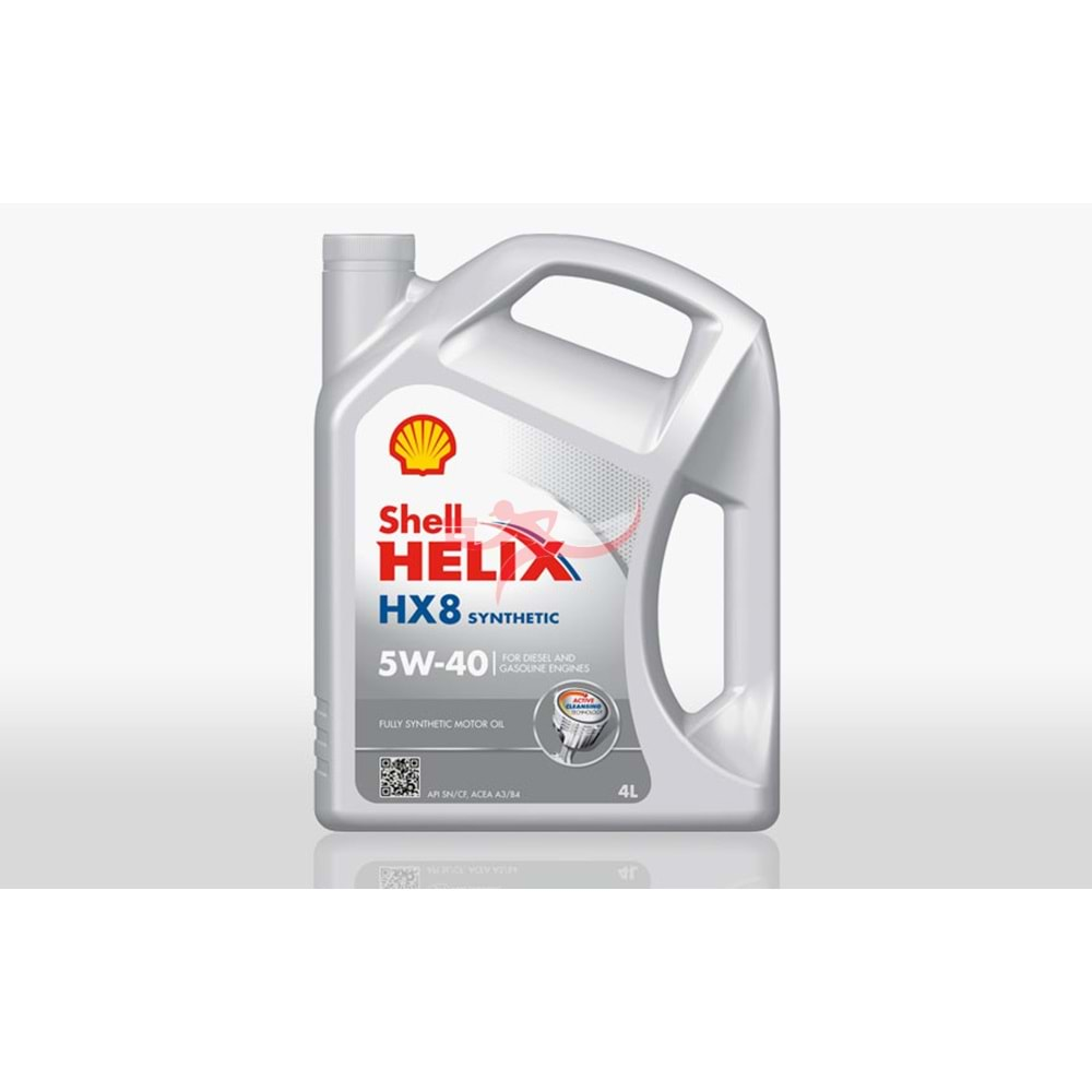 SHELL HELIX HX8 SYNTHETİC 5W40 MOTOR YAĞI 4 LT