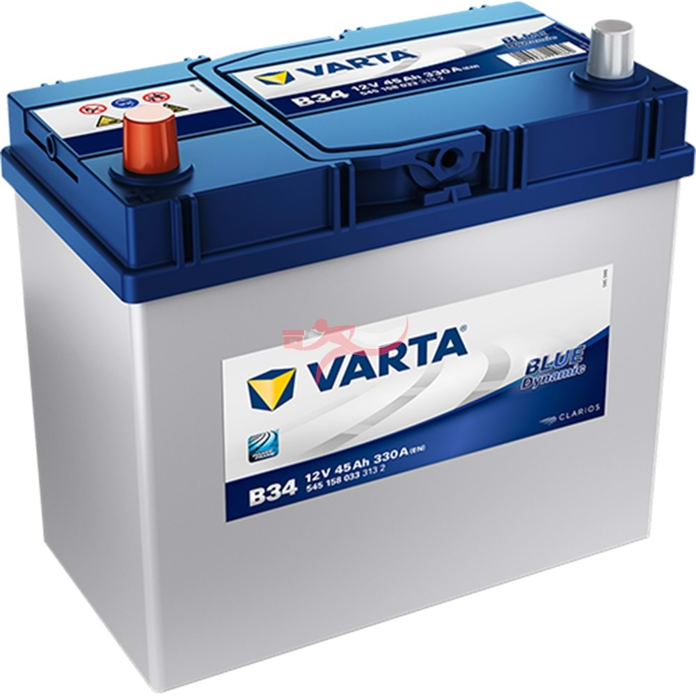 VARTA B34 12VOLT 45AH AKÜ BLUE DYNAMIC