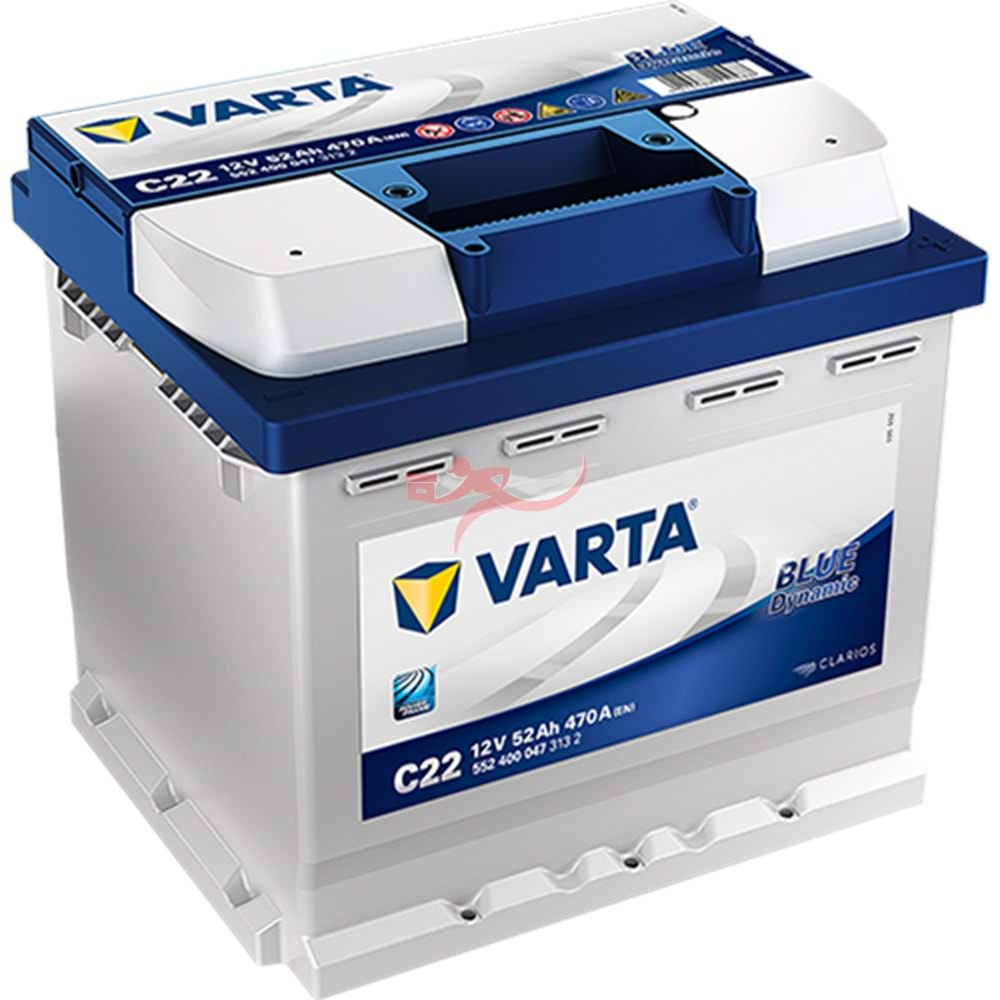 VARTA C22 12VOLT 52AH AKÜ BLUE DYNAMIC