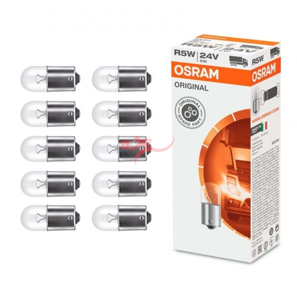 OSRAM 5627 24 VOLT 5WATT 67 AMPÜL (1ADET)