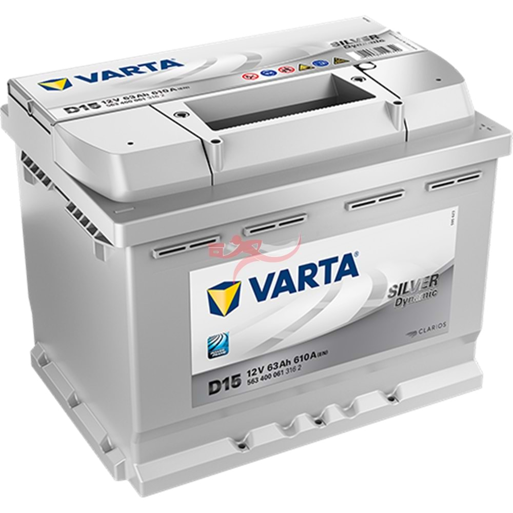 VARTA D15 12VOLT 63AH AKÜ SILVER DYNAMIC