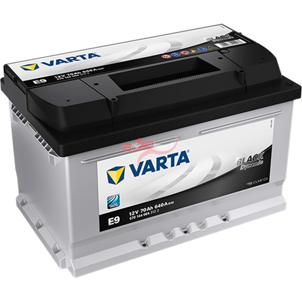 VARTA E9 12VOLT 70AH AKÜ BLACK DYNAMIC