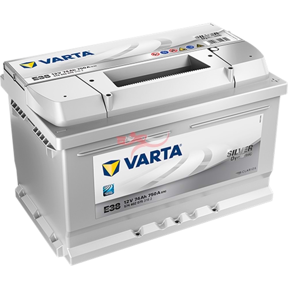 VARTA E38 12VOLT 74AH AKÜ SILVER DYNAMIC