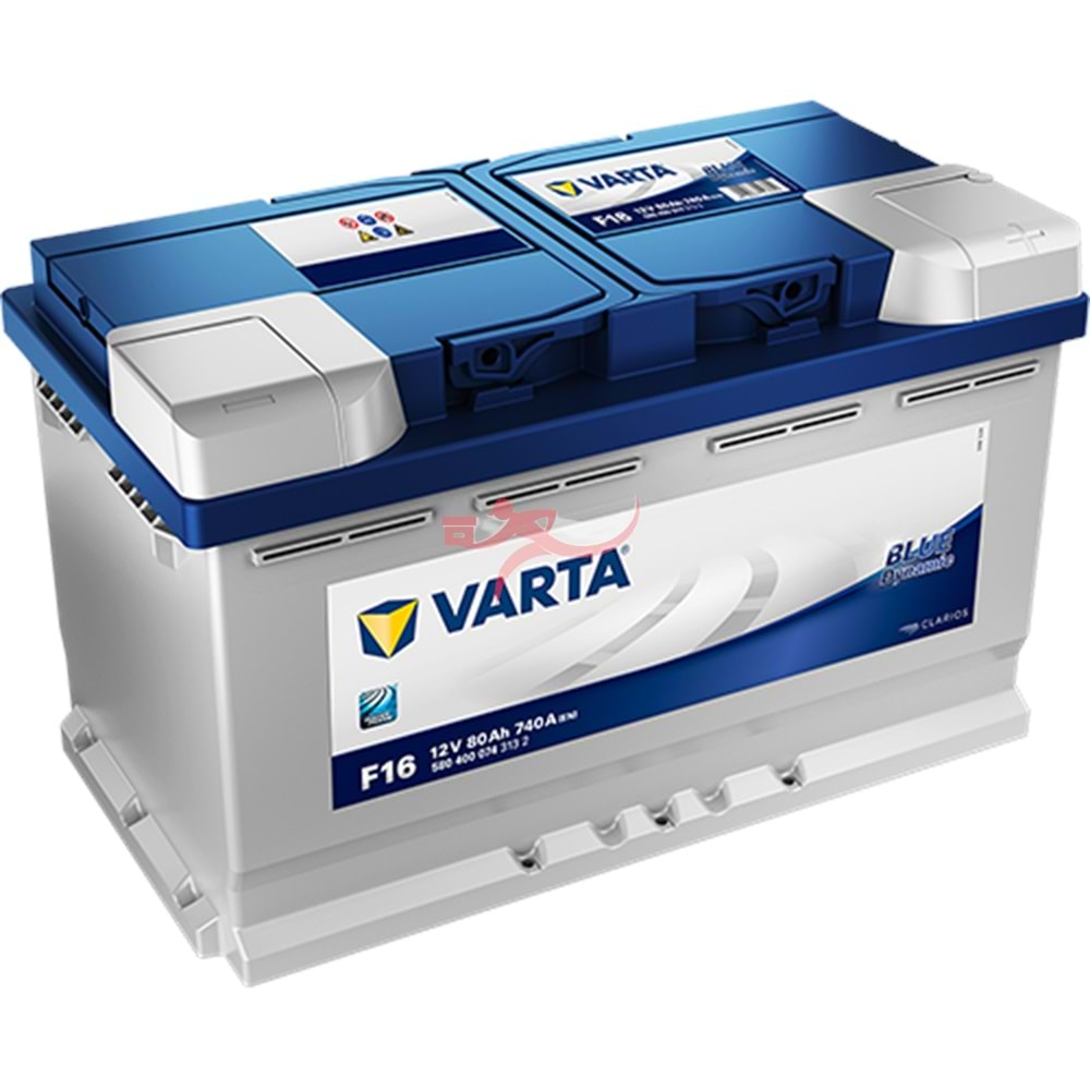 VARTA F16 12VOLT 80AH AKÜ BLUE DYNAMIC