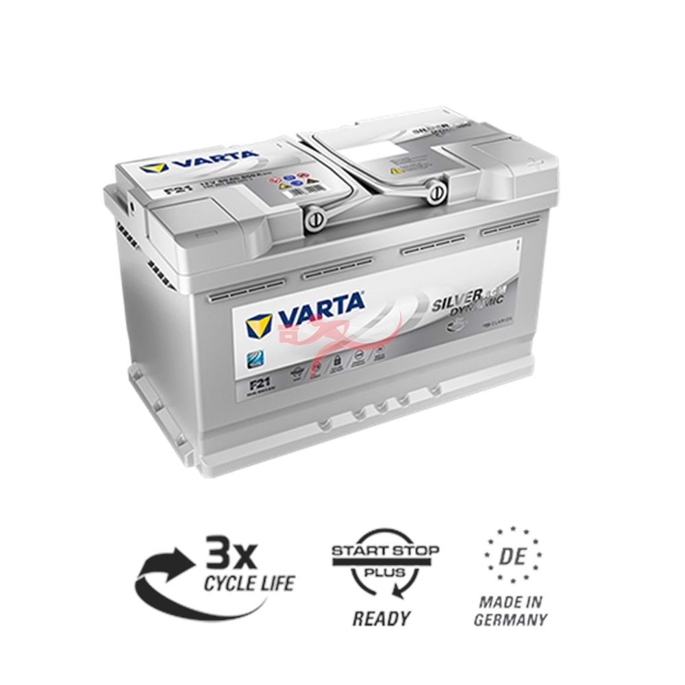 VARTA F21 12 VOLT 80AH AKÜ SILVER DYNAMIC AGM