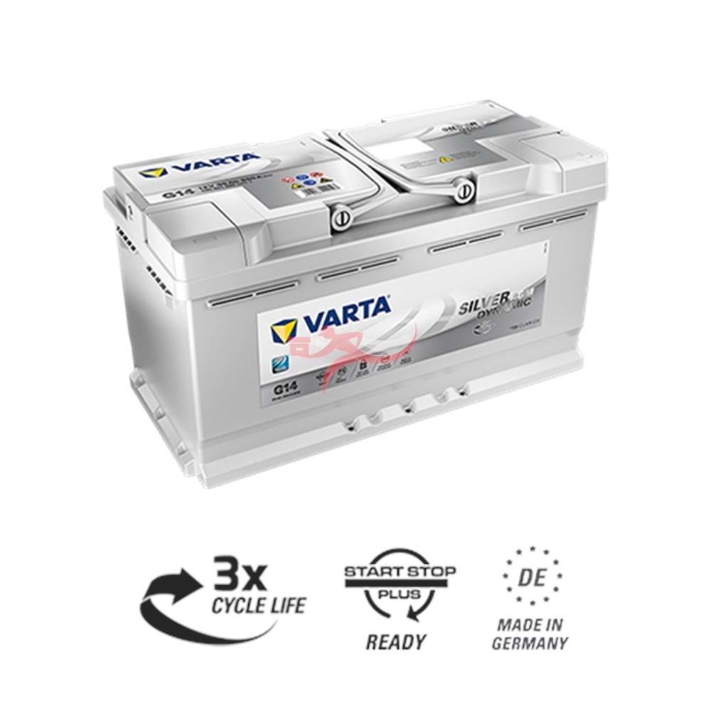 VARTA G14 12VOLT 95AH AKÜ SILVER DYNAMIC AGM