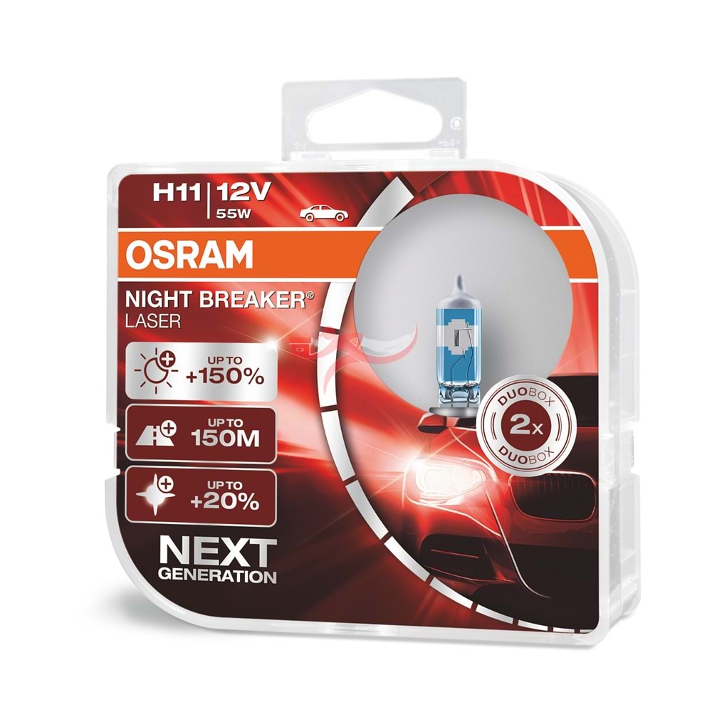 OSRAM 64211NL NIGHT BREAKER LASER - H11-12 Volt 55 Watt