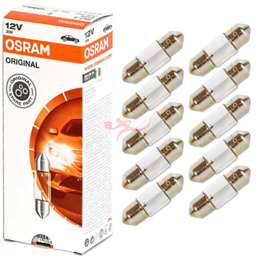 OSRAM 6428 12 VOLT 3 WATT SOFİT KISA TGA TAVAN