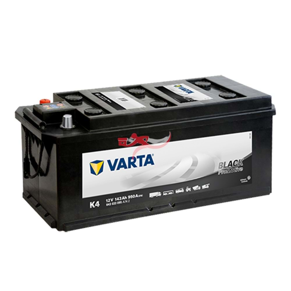 VARTA K4 12VOLT 143AH AKÜ BLACK PROMOTIVE