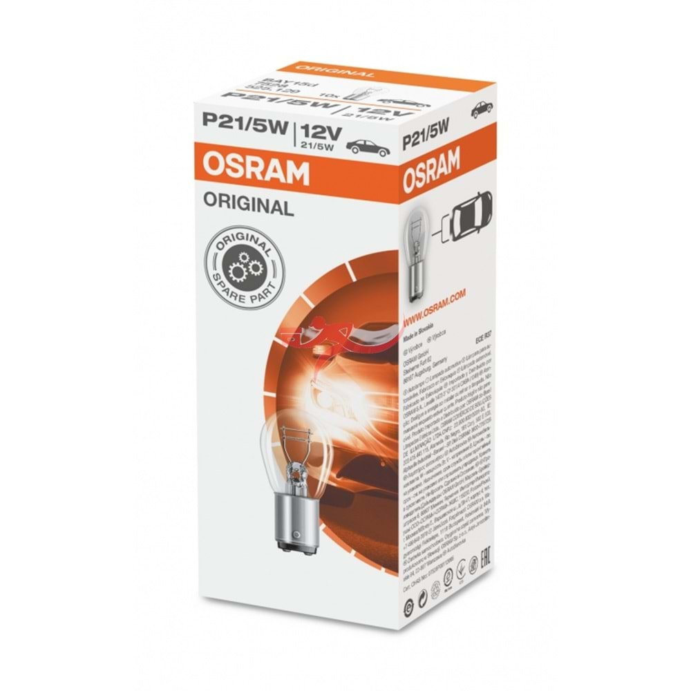 OSRAM 7528 (1016) SİNYAL AMPÜLÜ 12V-21/5W ÇİFT DUY