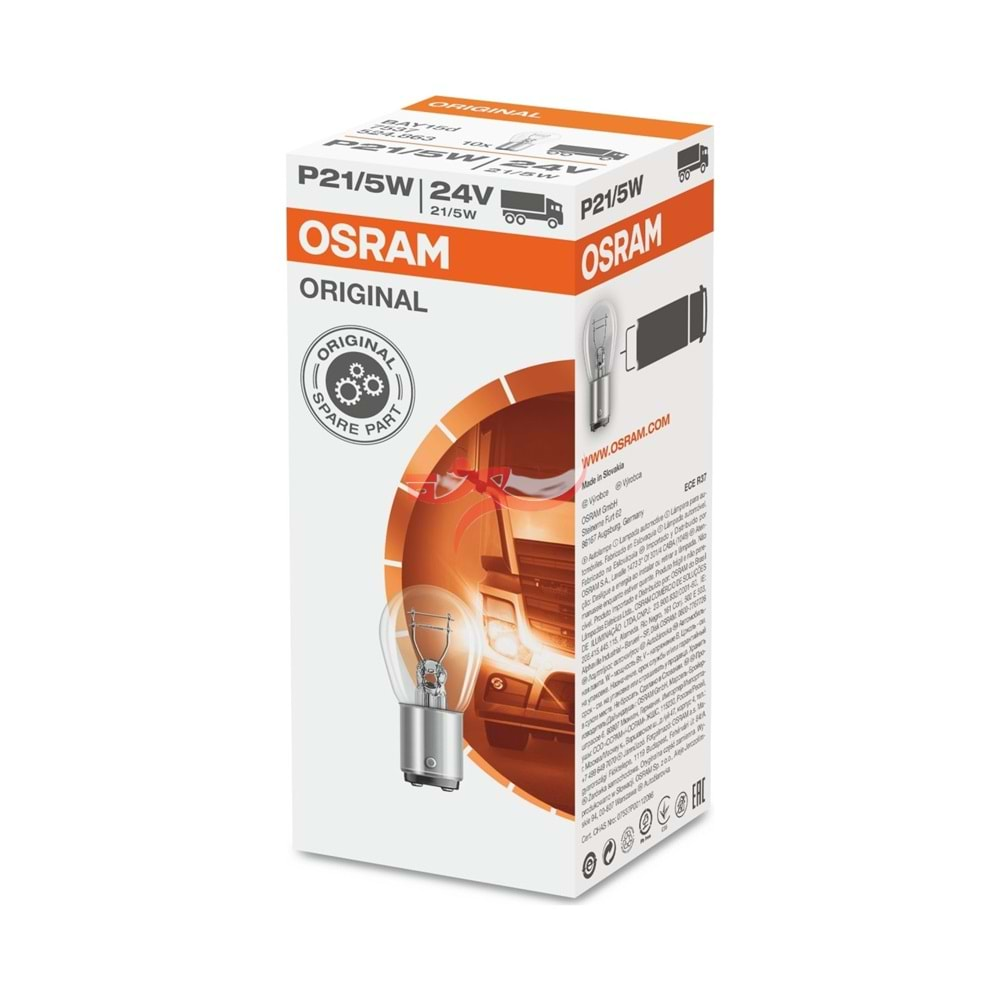 OSRAM 7537 24VOLT 21/5W 93 ÇİFT DUY SİNYAL AMPÜL