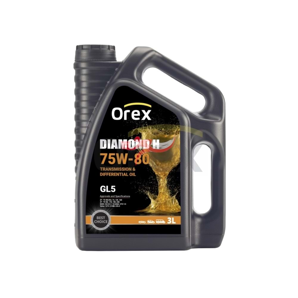 OREX 800072 Diamond h 75w80 Tranmisyon yağı GL-5 3lt