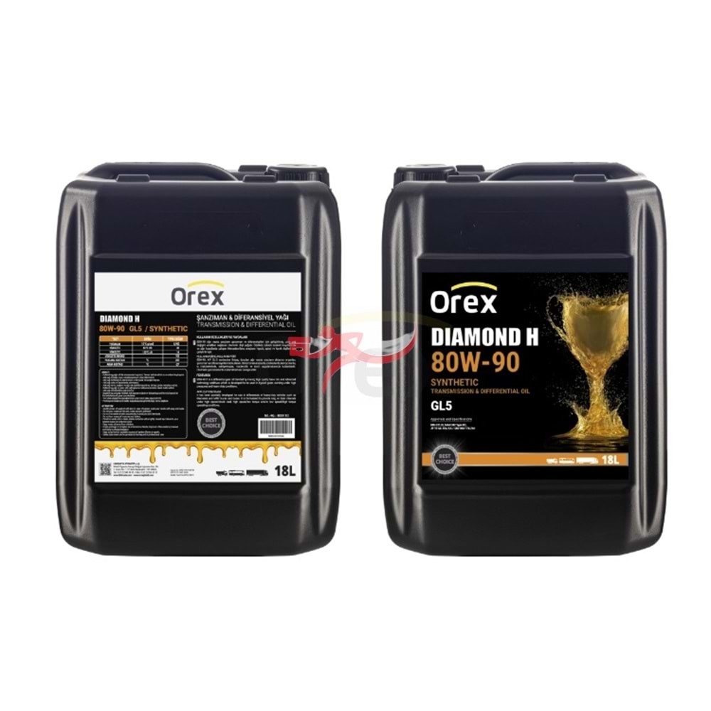 OREX - 800110 DİAMOND H 80W-90 GL-5 18 LT (BİDON) GTİP:2710.1987.0000