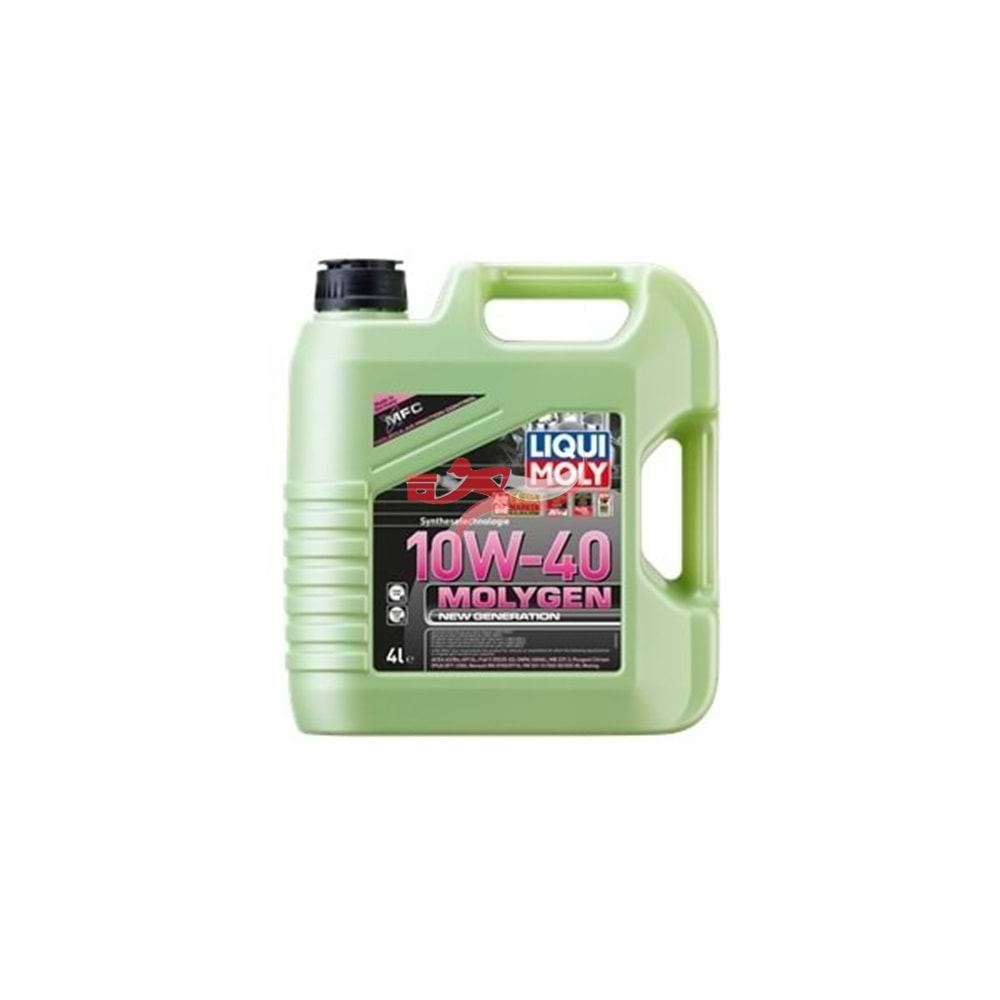 LIQUI MOLY 8538 MOLYGEN NEW GENERATİON 10W40 4LT (BENZİN/DİZEL) UYUMLU