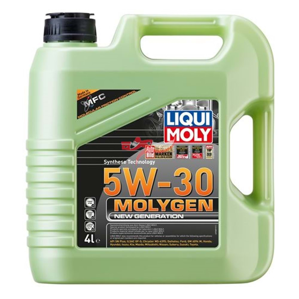 LIQUI MOLY 9089 MOLYGEN 5W30 NEW GENERATİON 4LT MOTOR YAĞI