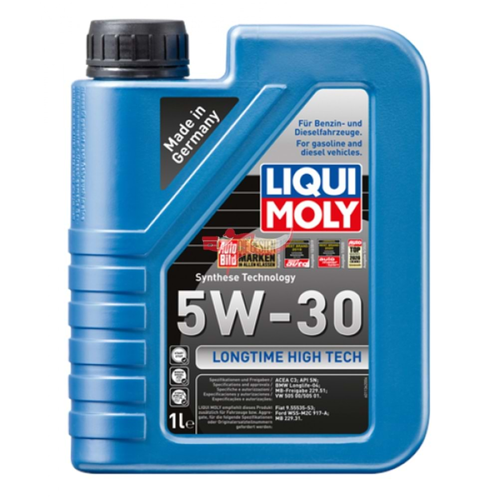 LIQUI MOLY-9506-5W30 LONGTIME HİGH TECH MOTOR YAĞI-1 LİTRE