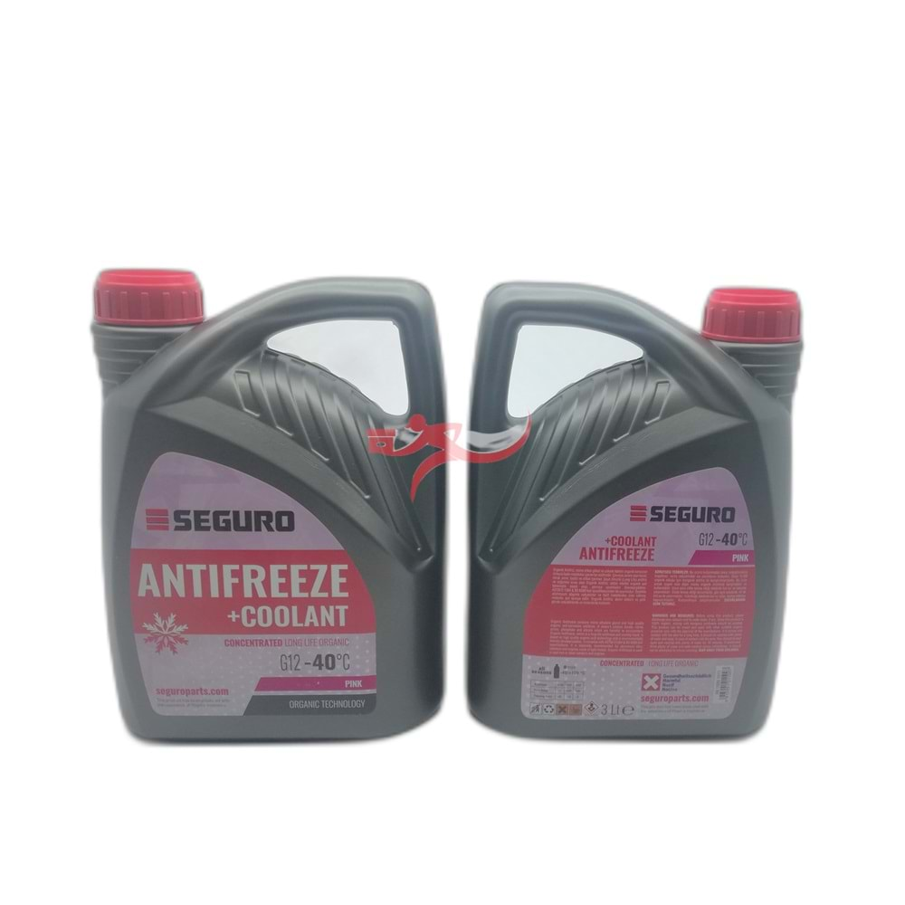 SEGURO COOLANT 3LT KIRMIZI ORGANİK ANTİFRİZ-40C