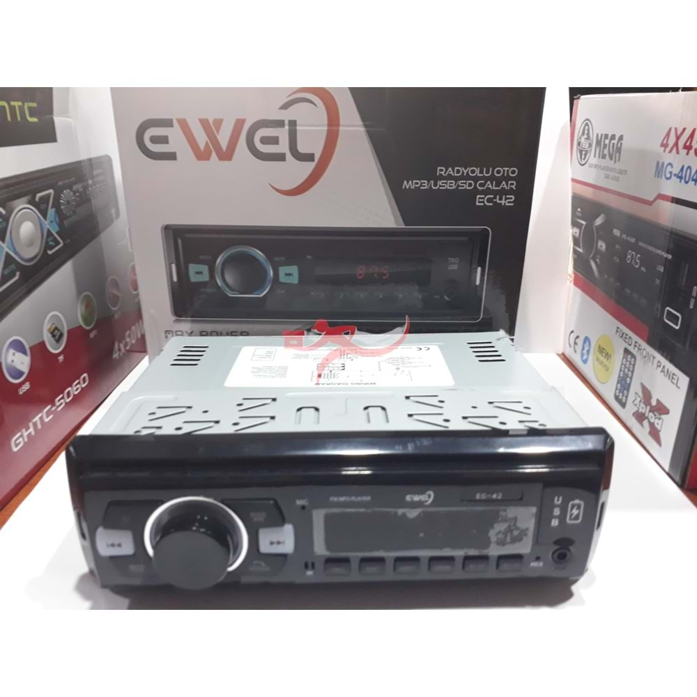 Ewel Usb Oto Teyp Mp3 Çalar Ec-42