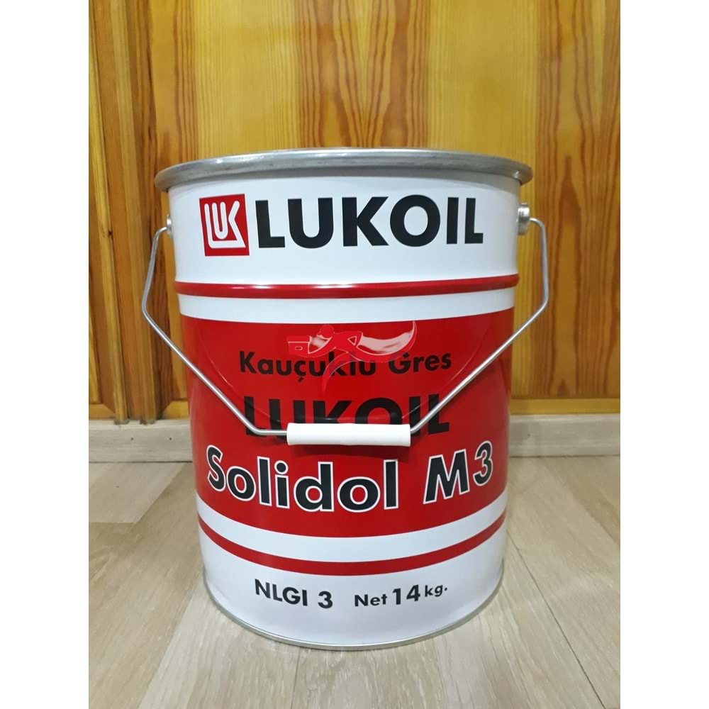 LUKOIL SOLİDOL M3, KAUÇUKLU YEŞİL GRES 14KG