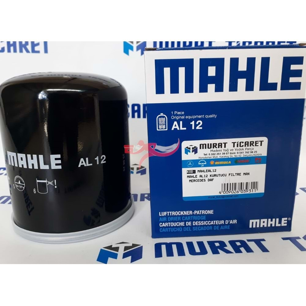 MAHLE AL12-KURUTUCU FİLTRE-MAN, MERCEDES, DAF