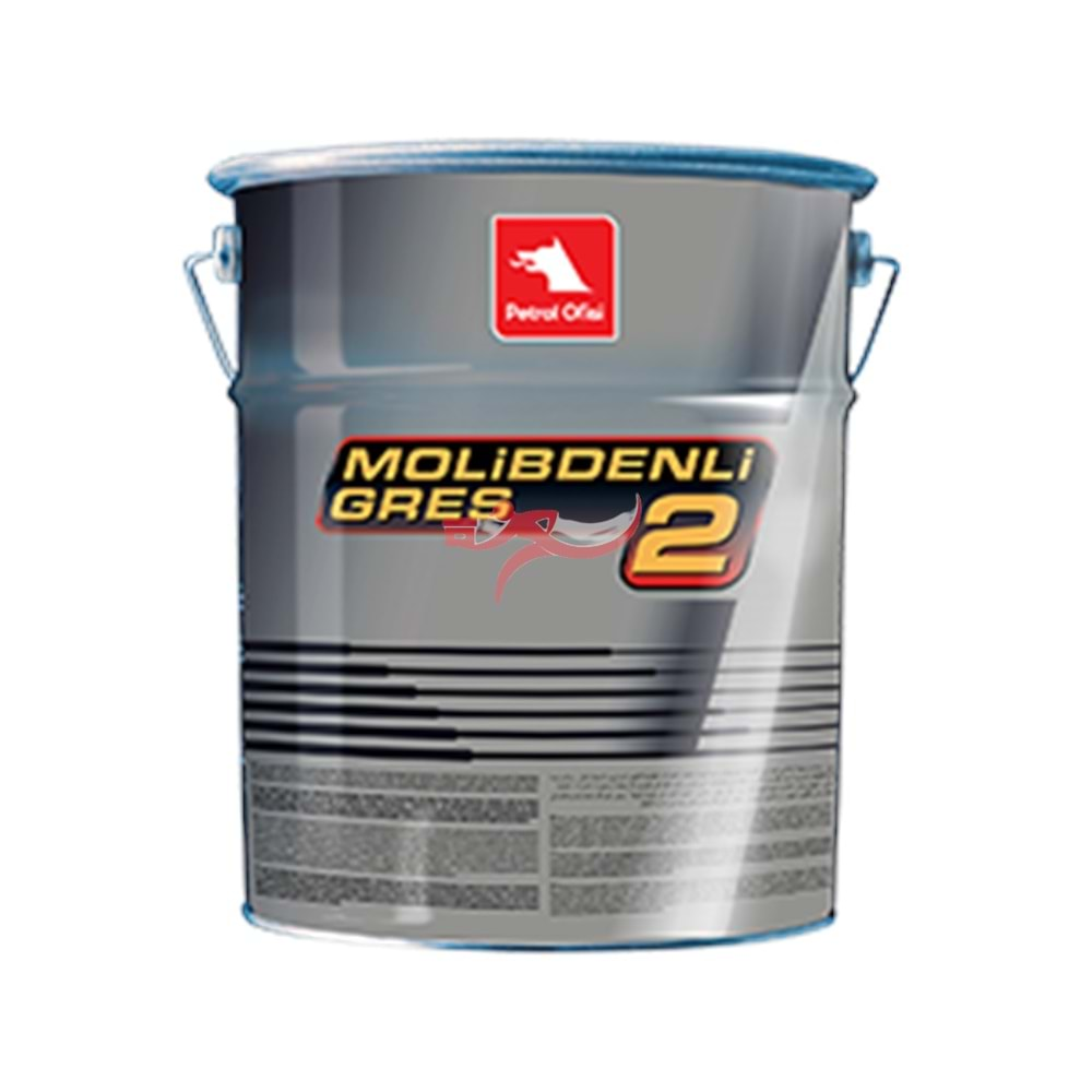 PETROL OFİSİ Molibdenli Gres 2, 15 KG METAL KOVA