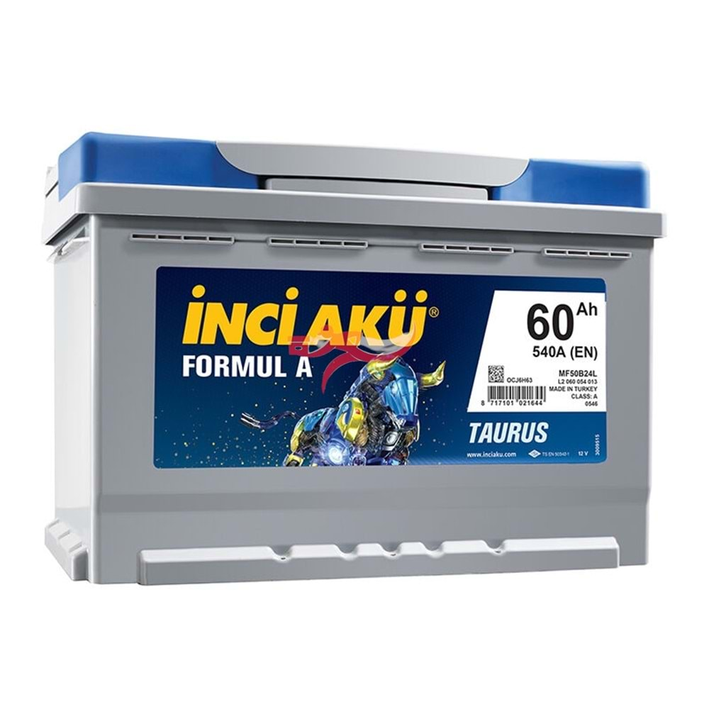 İNCİ 12 VOLT 60 AH. AKÜ SULU