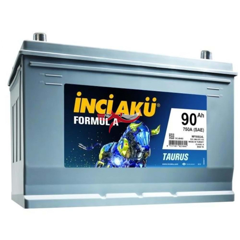 İNCİ 12VOLT 90 AH AKÜ DK FORMULA A