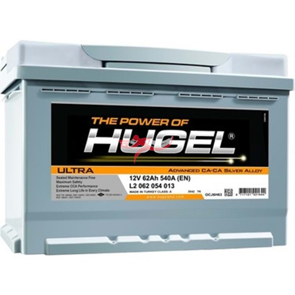 HUGEL 12 VOLT 60 AH AKÜ