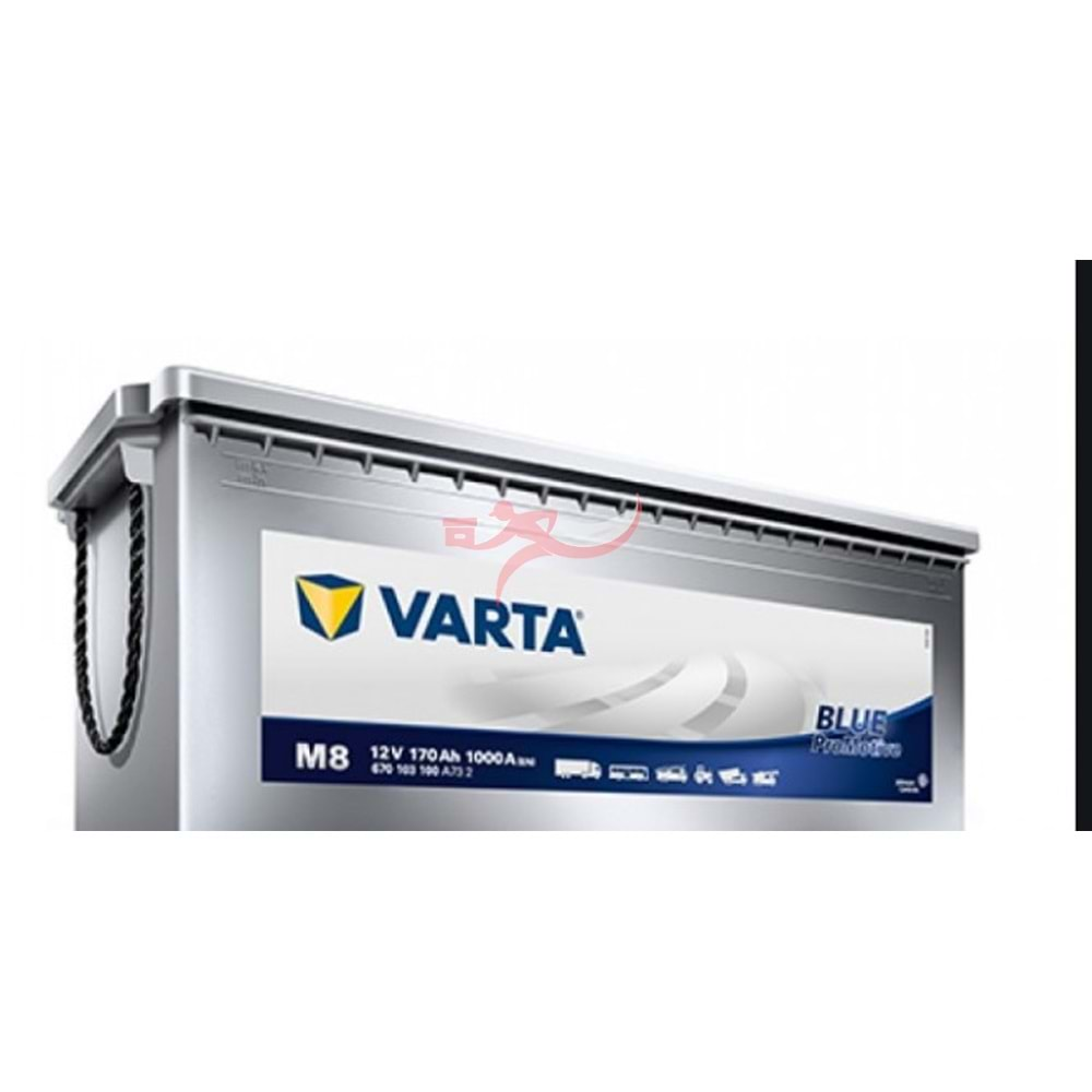 VARTA M8 170 AMPER AKÜ 12V 1000EN