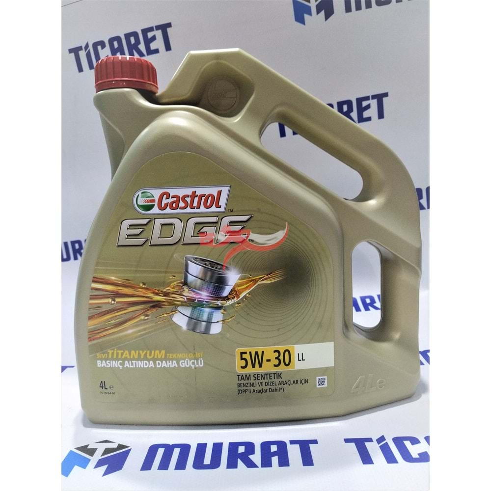 CASTROL EDGE 5W30 LL 4 LT MOTOR YAĞI