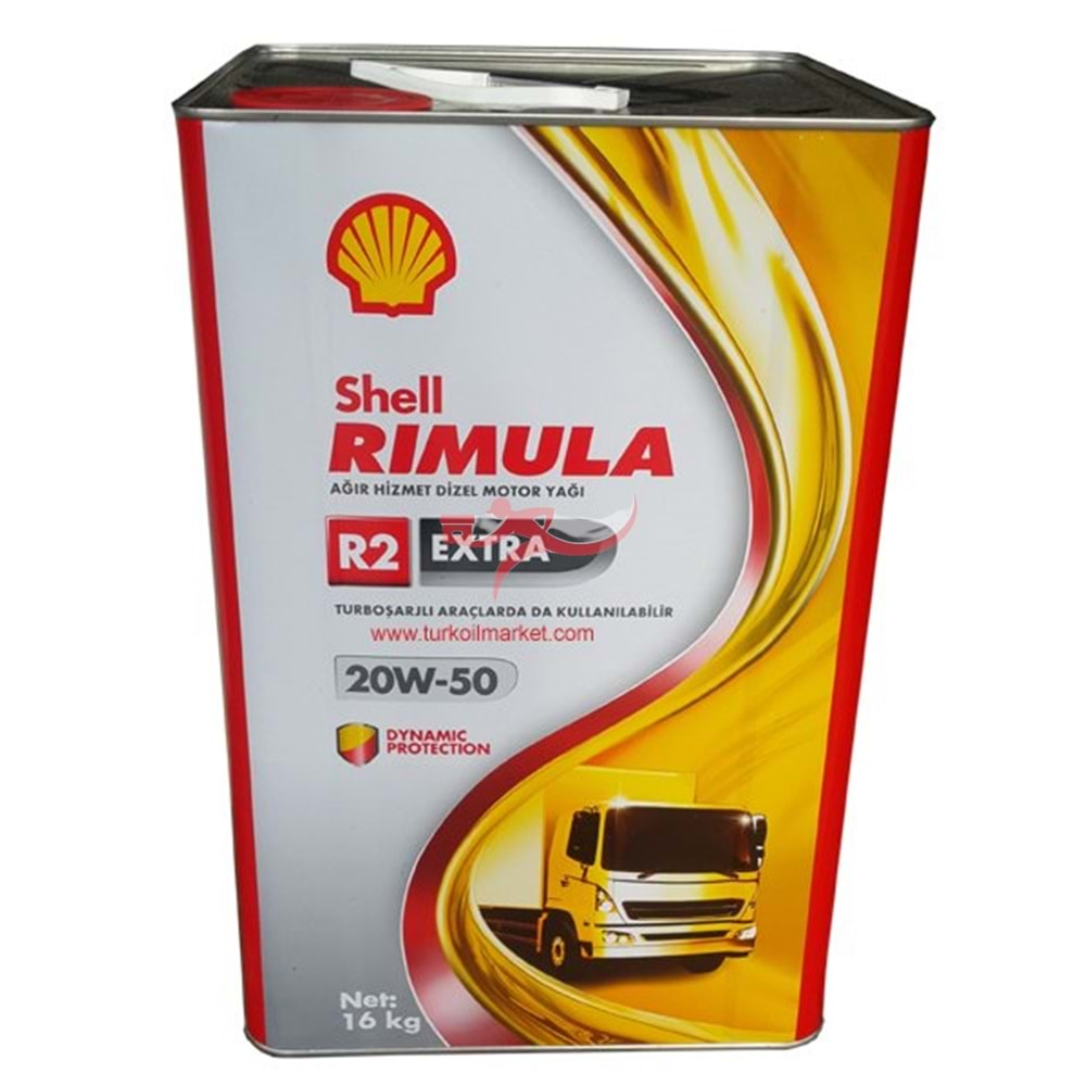 SHELL RİMULA R2 EXTRA 20W50 16 KG