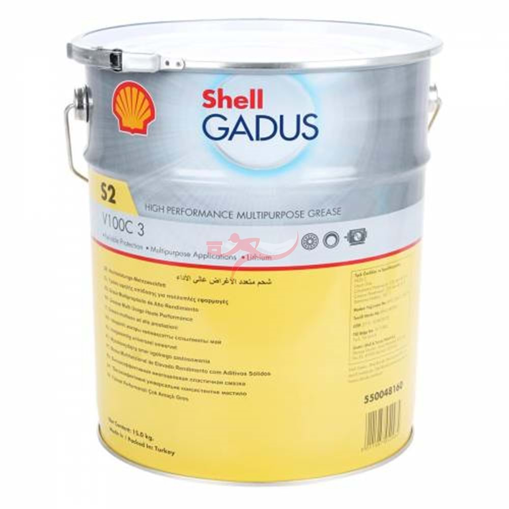 SHELL GADUS S2 V100 C3 GRES 15KG BEYAZ RULMAN