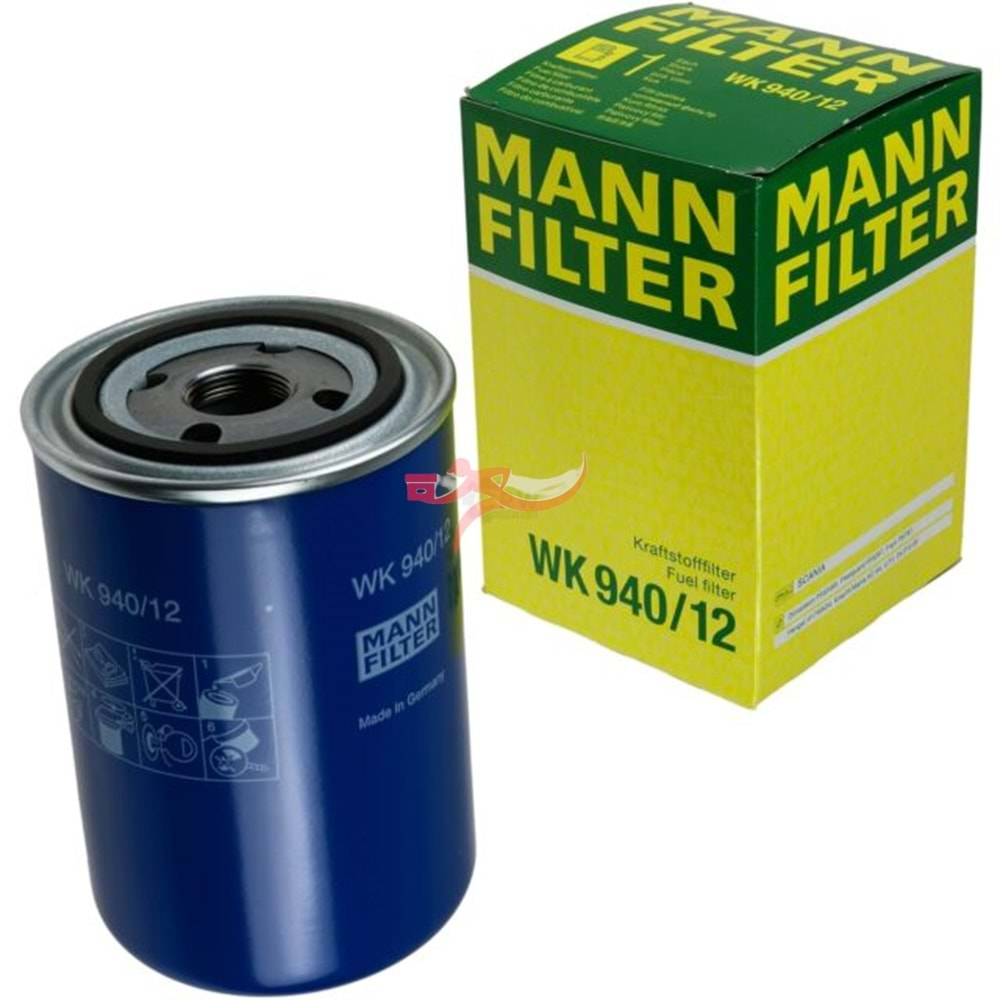 MANN FİLTRE WK940/12-MAZOT FİLTRESİ-ATOM SCANİA