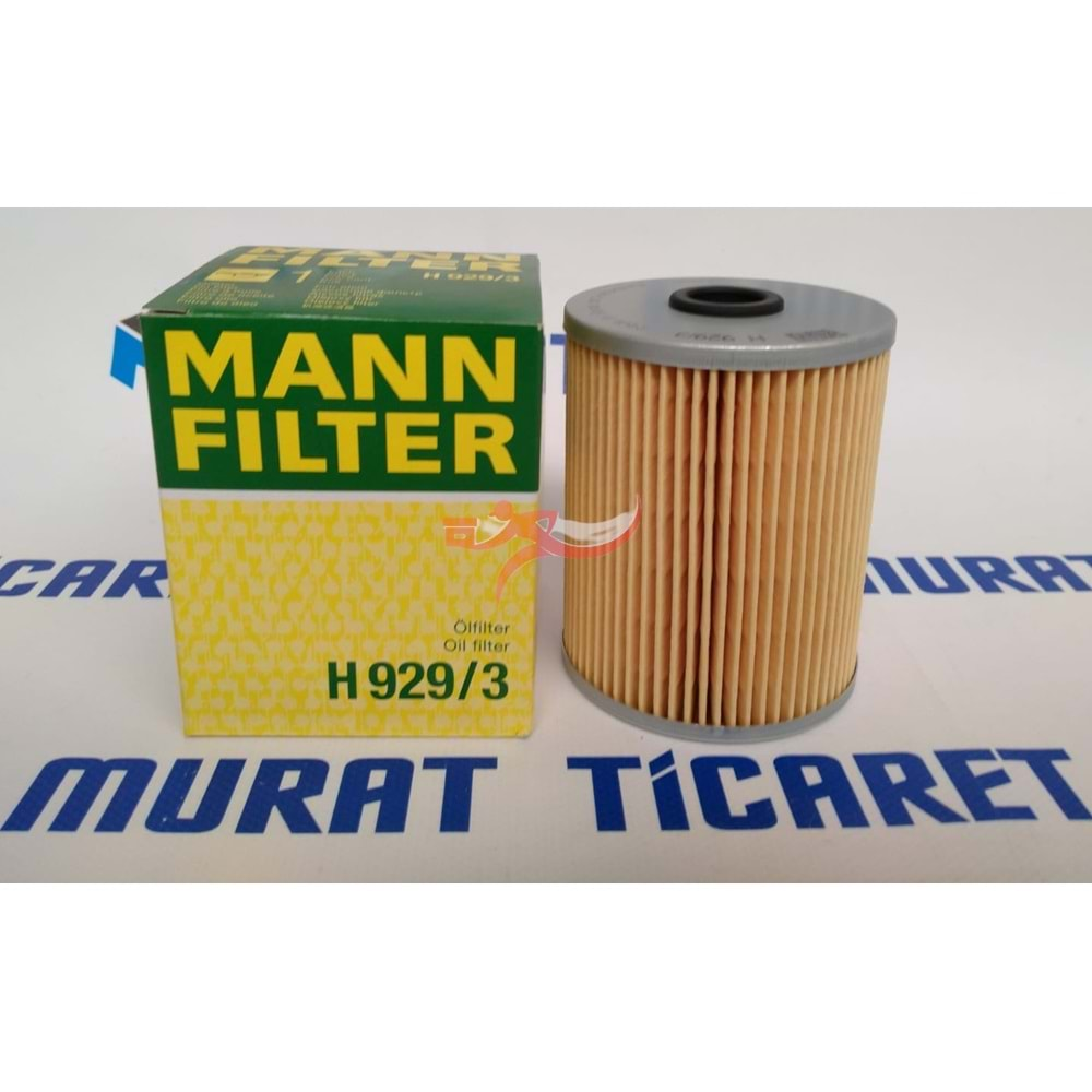 MANN FILTER H929/3 RETERDAR FİLTRESİ SCANİA