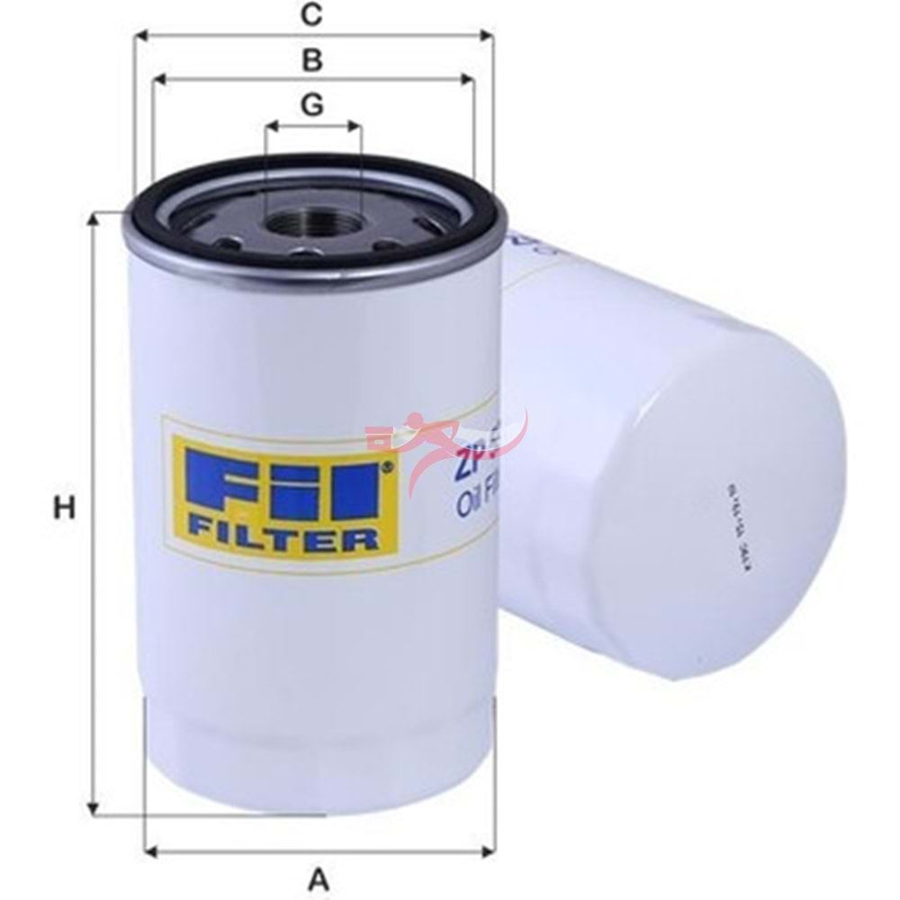 FİL FILTER ZP597 TRAKTÖR YAĞ FİTRESİ