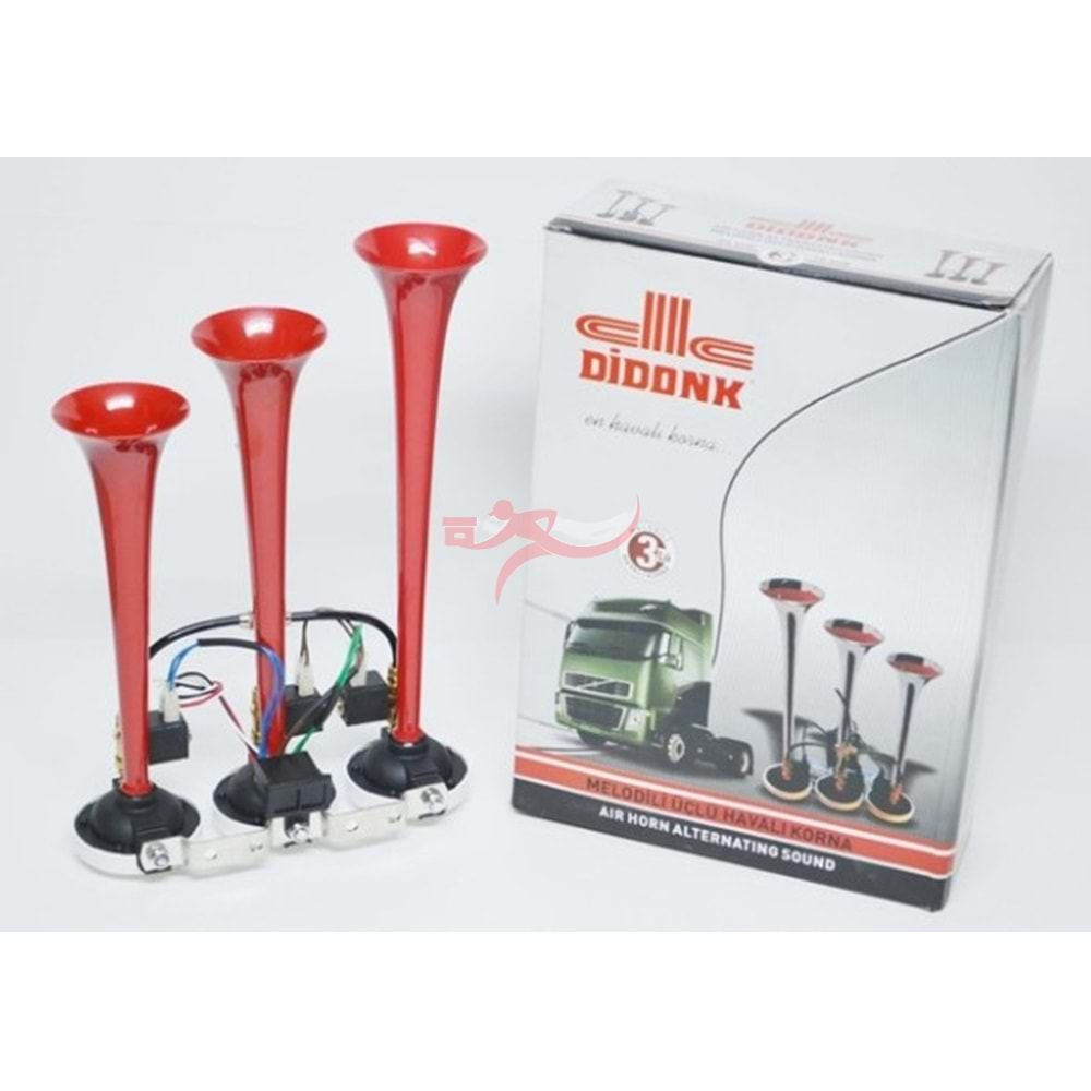 DİDONK 24 VOLT DALİ DALİ KORNA 3 LÜ