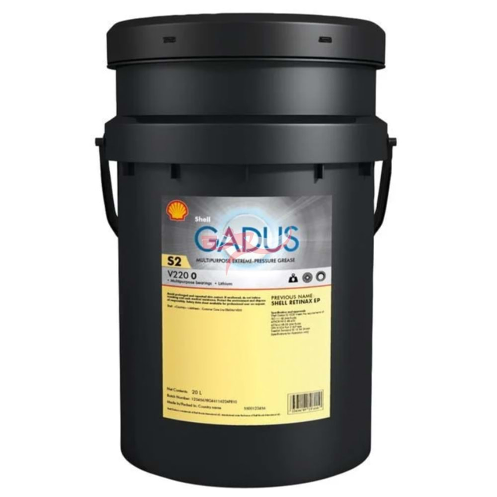 SHELL GADUS S2 V220 0 LİTYUM SABUNLU GRES 18KG