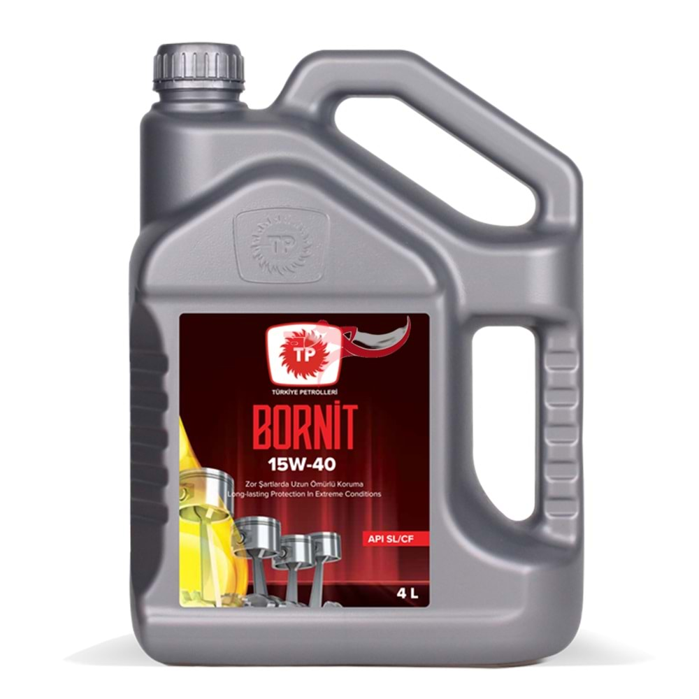 Türkiye Petrolleri Bornit 15w40 4 lt Motor yağı