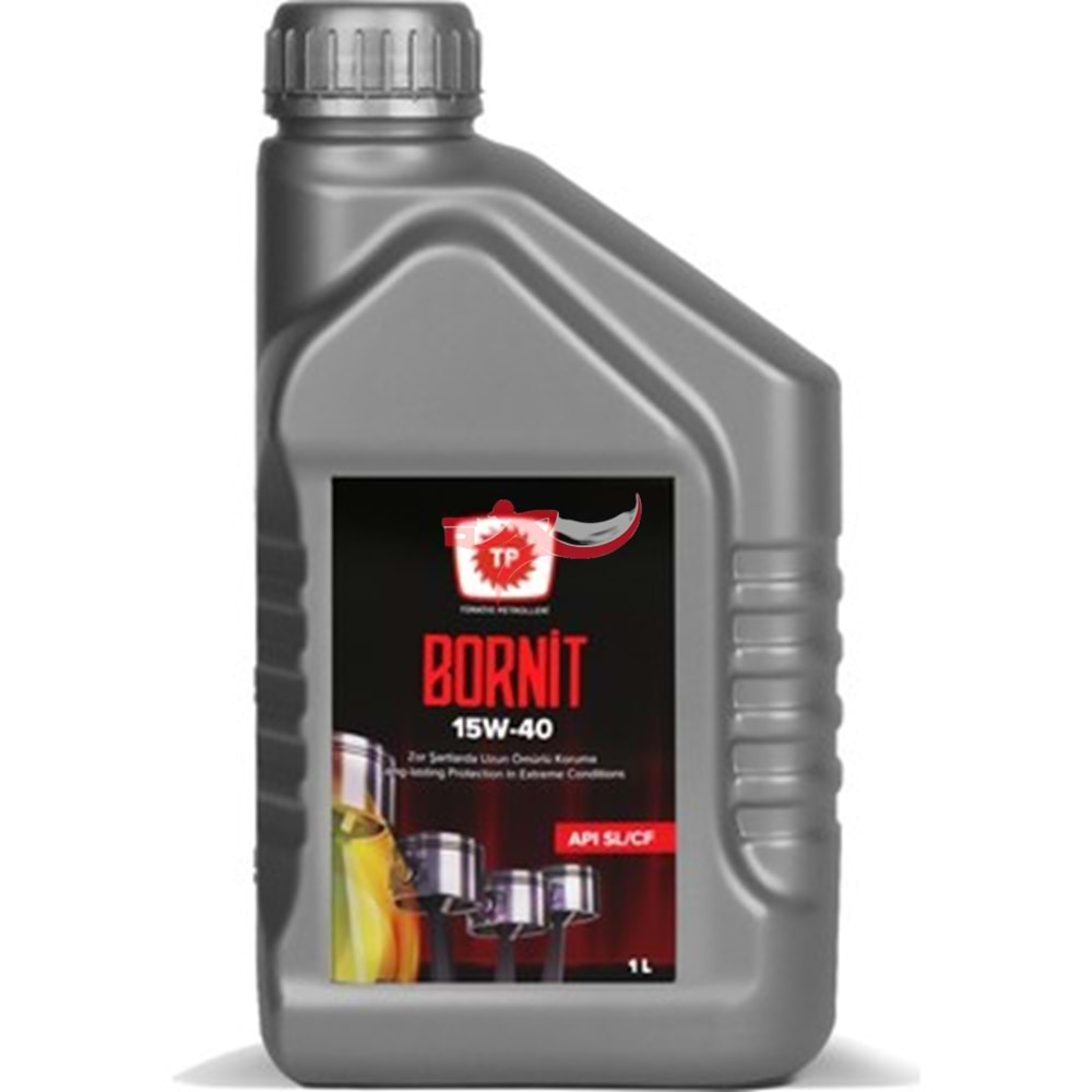 Türkiye Petrolleri 15w40 Bornit 1lt Motor yağı