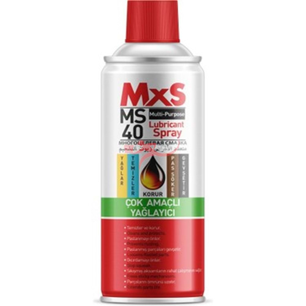 MXS MS40 ÇOK AMAÇLI MULTİ SPREY PAS SÖKÜCÜ 200ML