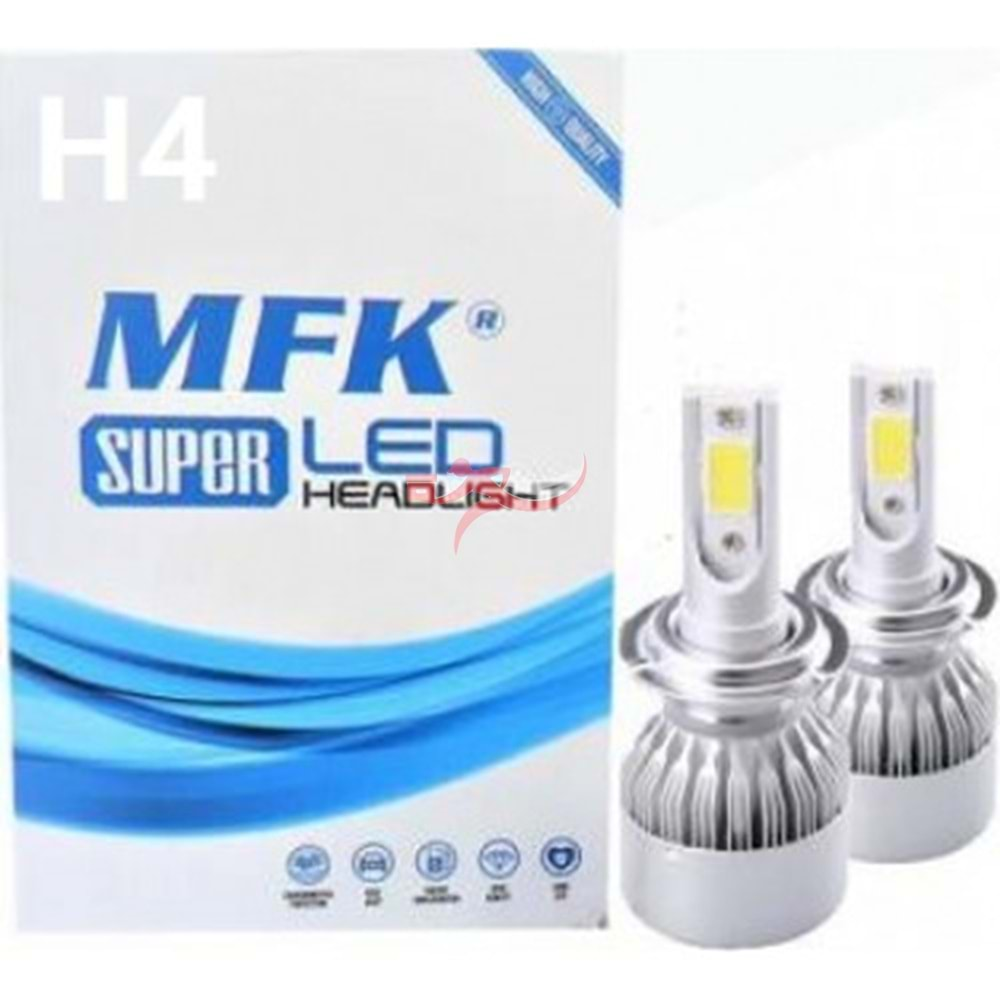 Mfk Led Xenon Ampul H4 6500K