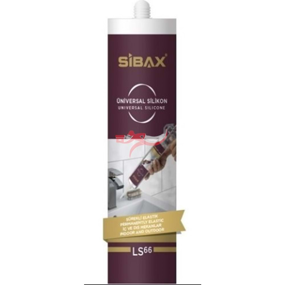 SİBAX LS66 ÜNİ SİLİKON SİYAH 280 GR