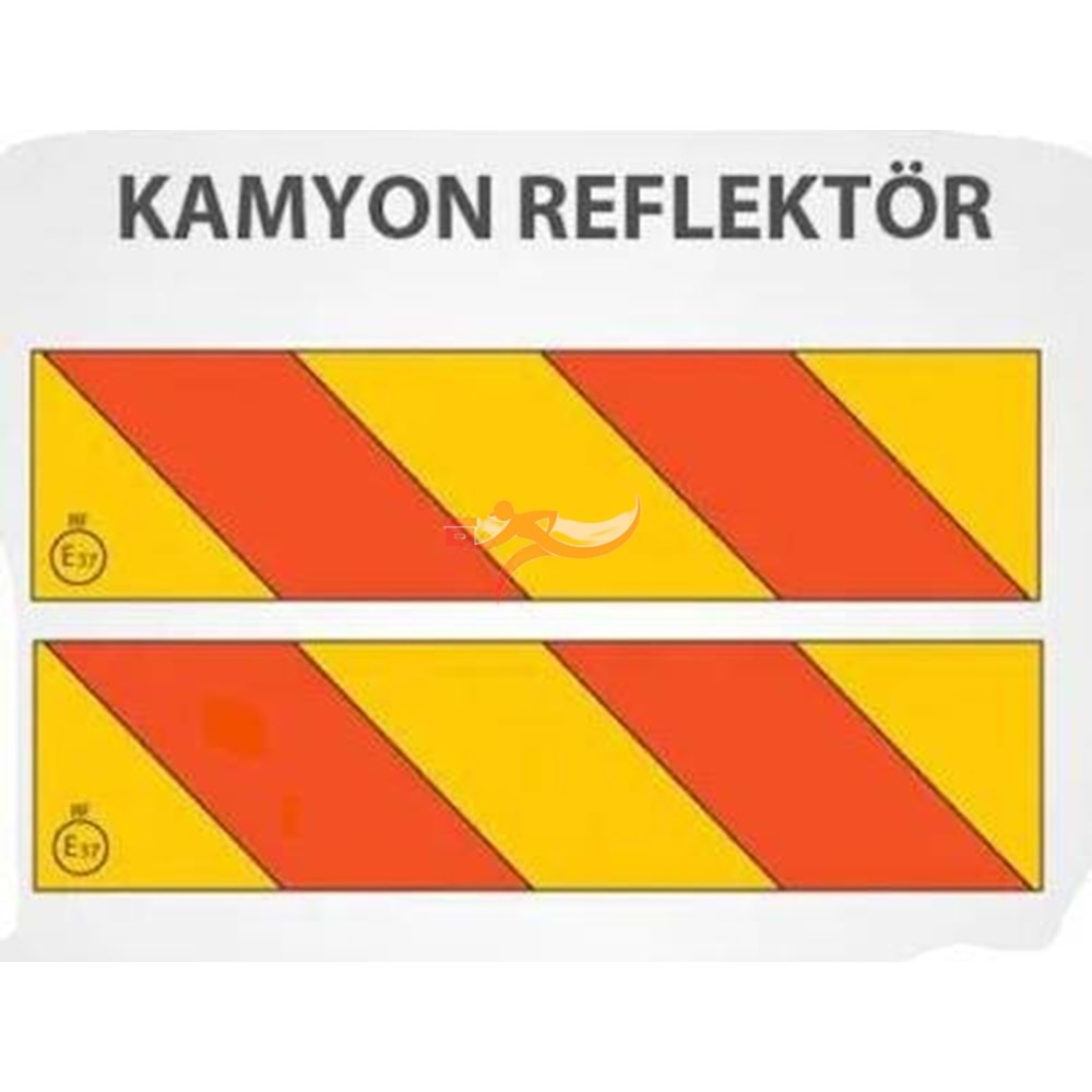 KAMYON ARKA İŞARET REFLEKTÖRÜ-TAKIM YAPIŞTIRMA (2ADET)