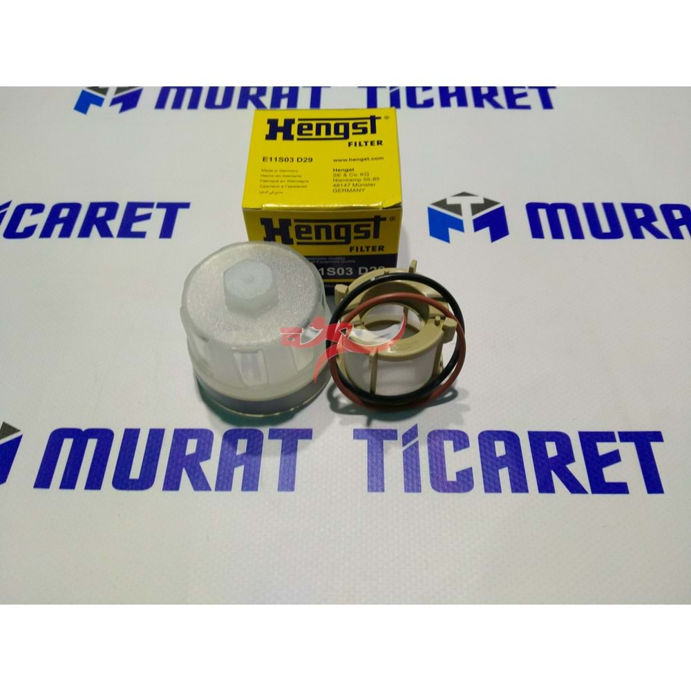 HENGST E11S03D29 MAZOT EL OTOMATİĞİ ŞİŞESİ ve süzgeci