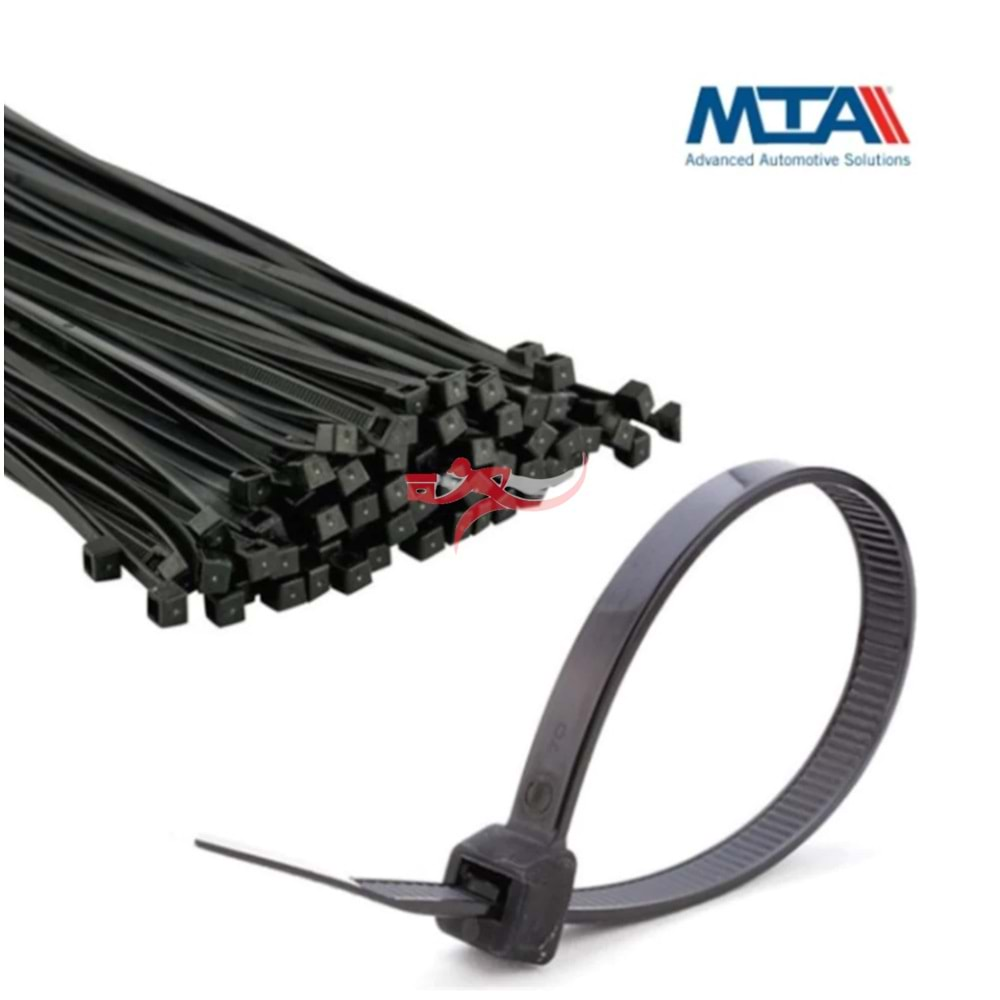 MTA 4621500 KABLO BAĞI 290×4,8 MM SİYAH (100 LÜ PAKET)